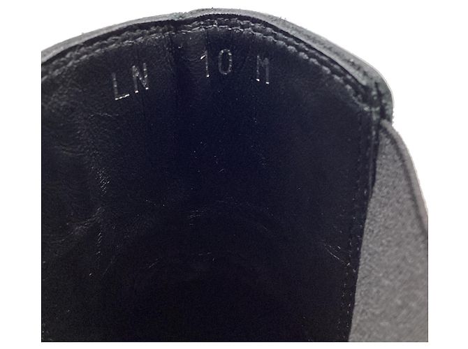 Salvatore Ferragamo Stivaletti Chelsea Ferragamo in pelle nera Nero - vista 7