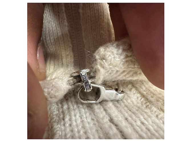 Cardigã com zíper em malha trançada Brunello Cucinelli em cashmere creme Branco Cru - vista 7