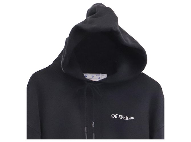 Off White Sudadera con capucha Off-White Caravaggio Crowning Over en algodón negro - vista 2