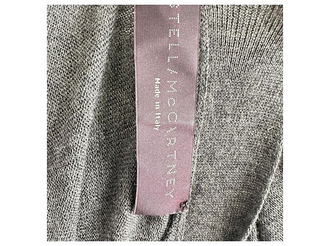 Stella Mc Cartney Cardigã abotoado Stella Mccartney em cashmere cinza - vista 4