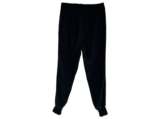 Stella Mc Cartney Stella Mccartney Jogginghose mit elastischem Bund aus schwarzer Viskose - Ansicht 2