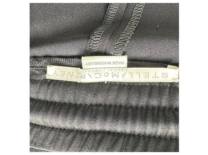 Stella Mc Cartney Stella Mccartney Jogginghose mit elastischem Bund aus schwarzer Viskose - Ansicht 3
