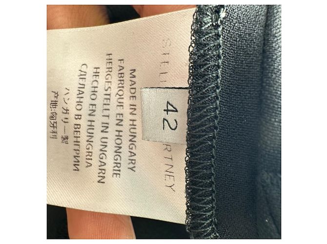 Stella Mc Cartney Stella Mccartney Jogginghose mit elastischem Bund aus schwarzer Viskose - Ansicht 4