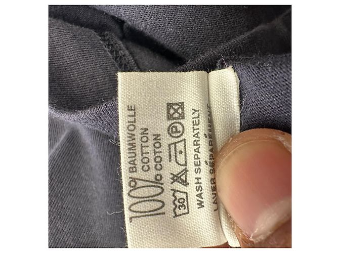 Jil Sander Rundhals T-Shirt einfarbig aus schwarzer Baumwolle - Ansicht 5