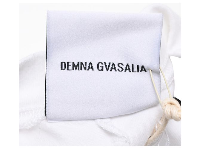 Vêtements Vetements Camiseta Estampada con Espalda Abierta en Algodón Blanco Crudo - vista 6