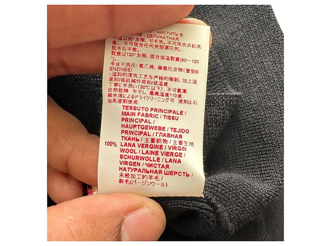 Jersey de manga corta Marni en lana negra Negro - vista 9