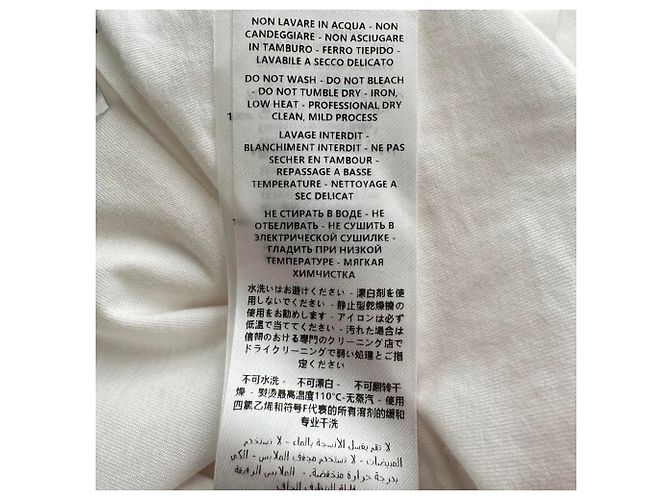 Top drapeado asimétrico Alexander Mcqueen en algodón blanco Crudo - vista 11