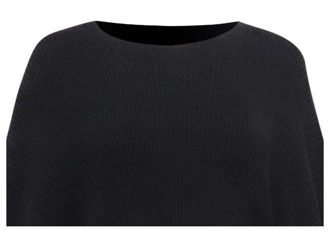 Jersey capa de punto oversize Marni en algodón negro - vista 2