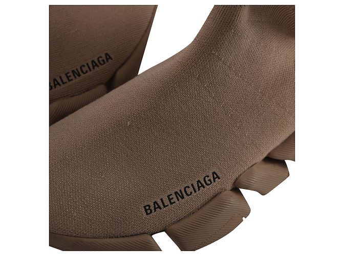 Everyday Baskets Balenciaga Speed 2.0 Trainer en polyester beige - vue 11