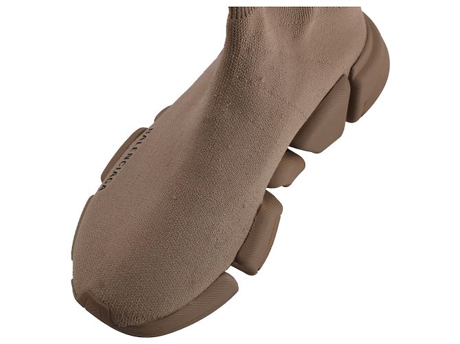 Everyday Baskets Balenciaga Speed 2.0 Trainer en polyester beige - vue 13