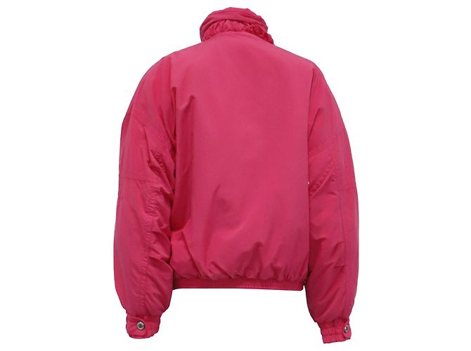 Bogner Logo-Embroidered Down Jacket in Pink Polyester - view 4