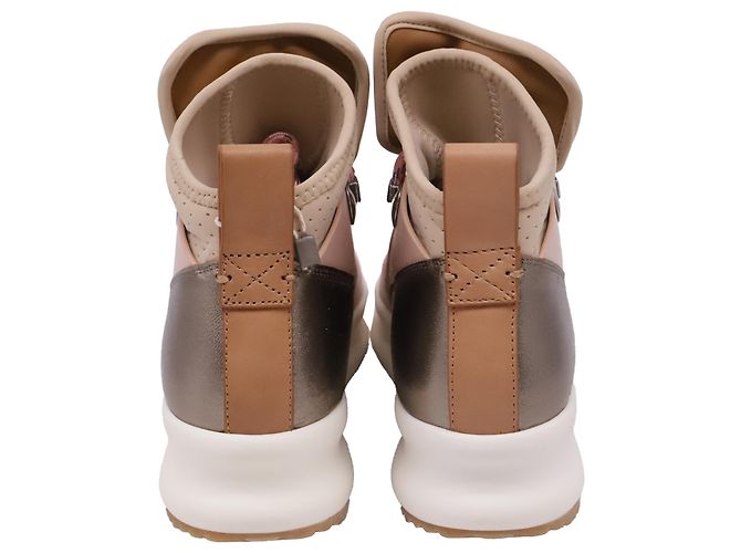 See by Chloé Sneaker alte See by Chloe Casey in tela multicolore e pelle - vista 5