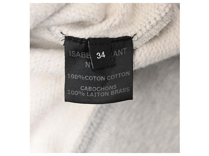 Sweatshirt Isabel Marant Scotty Studded em algodão cinza - vista 6