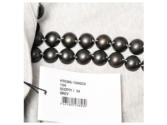 Sweatshirt Isabel Marant Scotty Studded em algodão cinza - vista 9