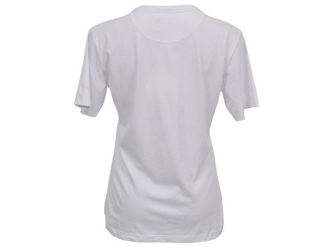 Camiseta con estampado gráfico Chloé en algodón blanco - vista 3