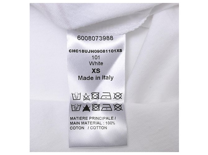 Camiseta con estampado gráfico Chloé en algodón blanco - vista 6