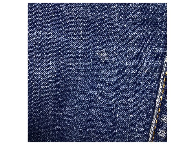 Vaqueros de tiro medio 7 For All Mankind en algodón azul - vista 4