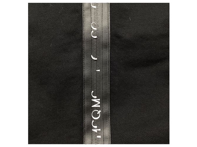 Autre Marque Abito corto con cappuccio McQ Alexander McQueen Flag in cotone nero - vista 7