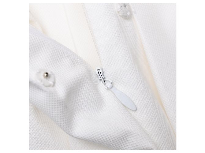Minifalda plisada Alexander Mcqueen en algodón blanco Crudo - vista 12