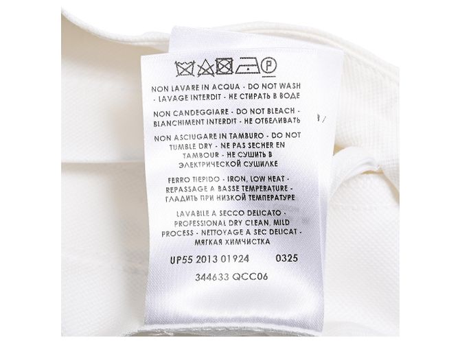 Minifalda plisada Alexander Mcqueen en algodón blanco Crudo - vista 7