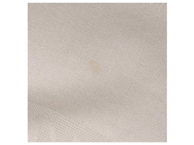 Cachecol com Franjas Anagram Loewe em Cashmere Branco Cru - vista 8