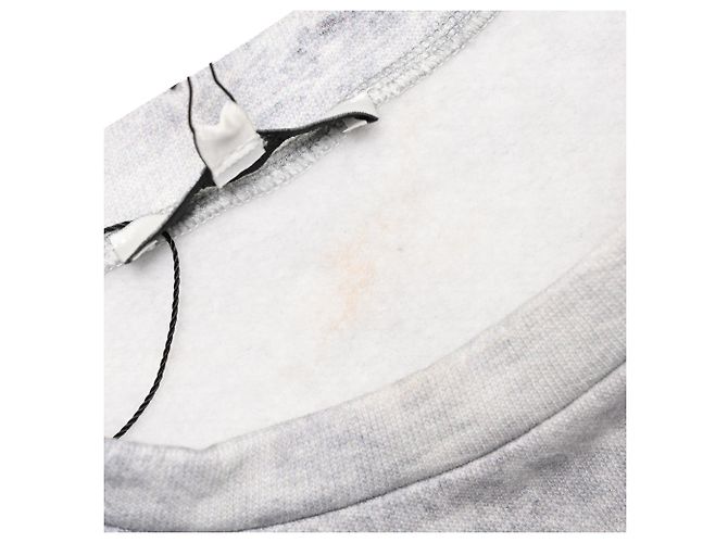 Iro Sweatshirt mit Marmor-Print aus grauer Baumwolle - Ansicht 10