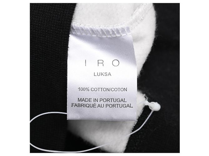 Iro Sweatshirt mit Marmor-Print aus grauer Baumwolle - Ansicht 6