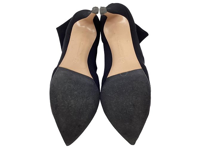 Botines Osaka Stretch Gianvito Rossi en viscosa negra Negro - vista 9