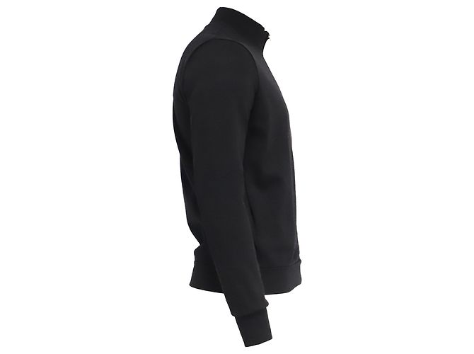 The Row Howard Zip-Up Jacke aus schwarzer Baumwolle - Ansicht 3