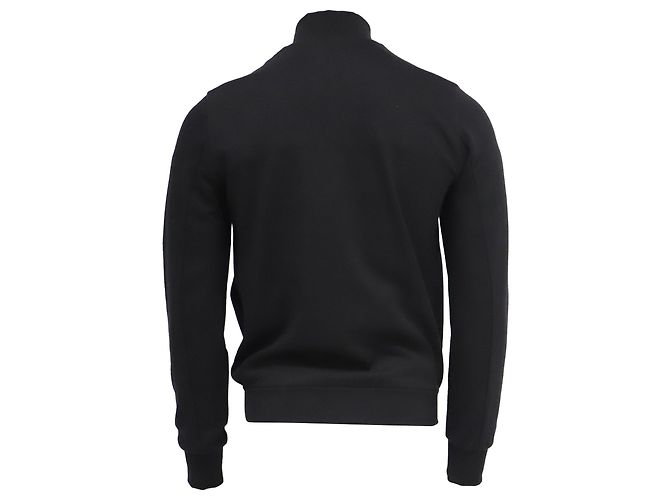 The Row Howard Zip-Up Jacke aus schwarzer Baumwolle - Ansicht 4