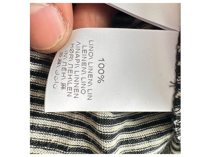 Brunello Cucinelli Gestreiftes Jersey-Sweatshirt aus multicolorigem Leinen Mehrfarben - Ansicht 6