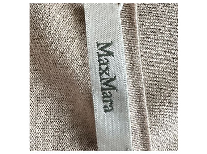 Max Mara Color-Block-Pullover aus beiger Wolle - Ansicht 4