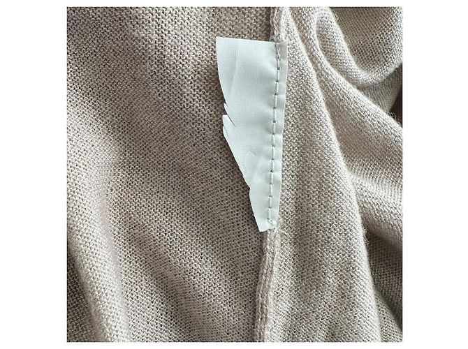 Max Mara Color-Block-Pullover aus beiger Wolle - Ansicht 5