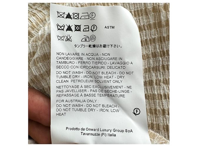 Jil Sander Rollkragen-Oberteil mit Gingham-Karos aus gelbem Polyester - Ansicht 7