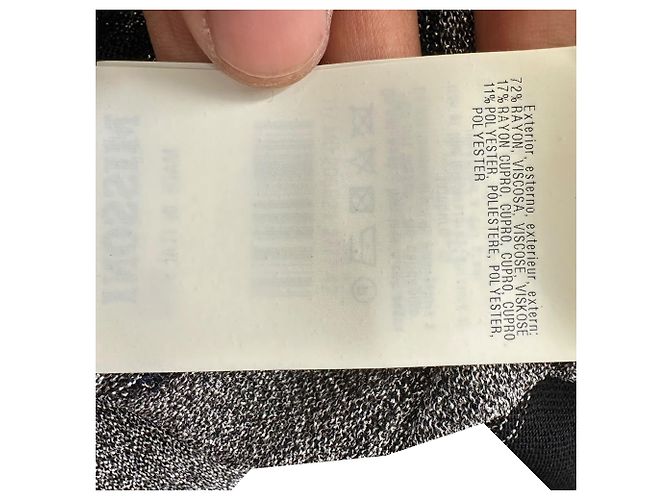 Abito midi plissettato a righe Missoni in rayon multicolore - vista 6