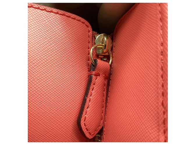 Saco Tote Coach Peyton Carry All em couro coral Laranja - vista 14
