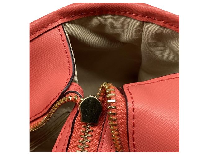 Saco Tote Coach Peyton Carry All em couro coral Laranja - vista 7