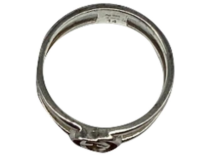 Anello Gucci Double G in metallo argentato Argento - vista 4
