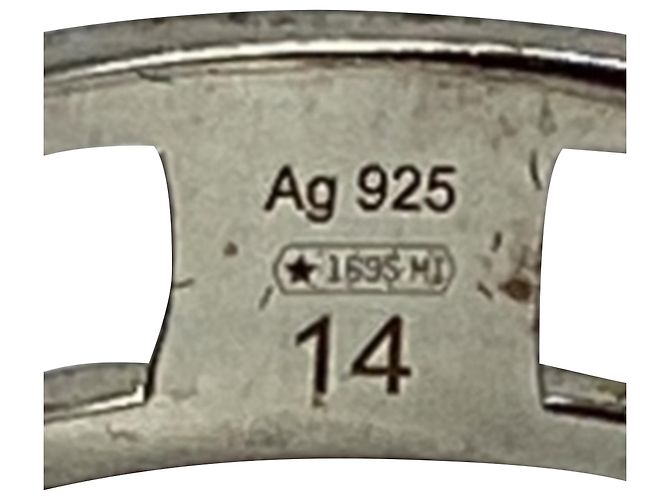 Anello Gucci Double G in metallo argentato Argento - vista 6