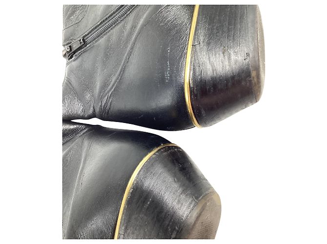 Botines bajas Chloé Susanna con tachuelas en cuero negro - vista 12
