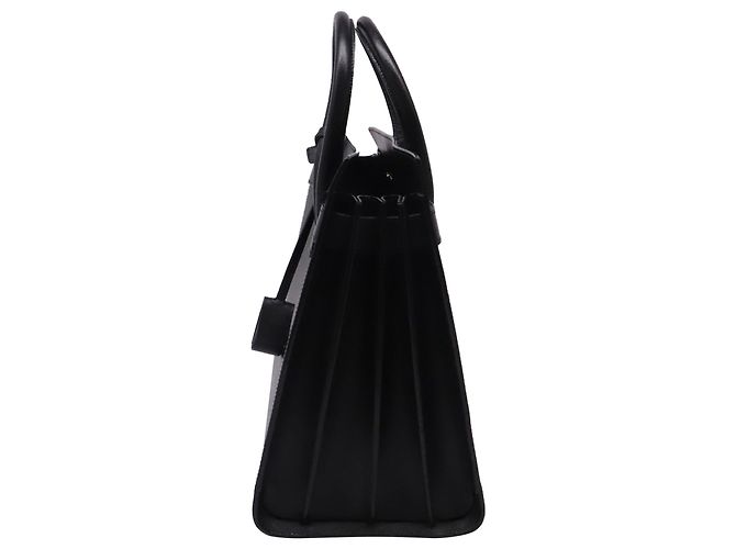 Autre Marque Saint Laurent Sac de Jour Tote Bag in pelle nera Nero - vista 3