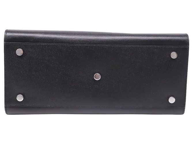 Autre Marque Saint Laurent Sac de Jour Tote Bag in pelle nera Nero - vista 5