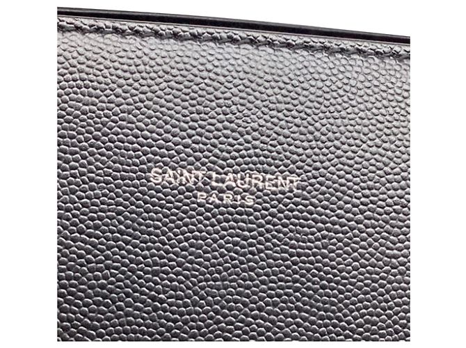 Autre Marque Saint Laurent Sac de Jour Tote Bag in pelle nera Nero - vista 6