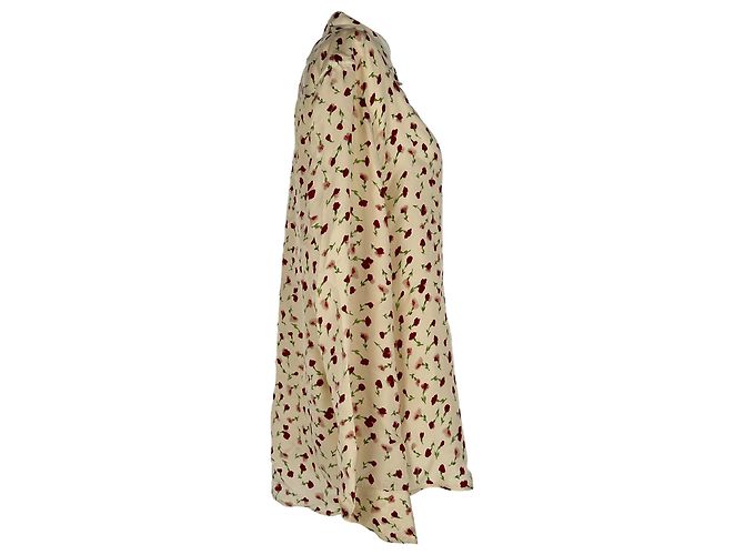 Camicia stampata Khaite Argo in cupro multicolore - vista 2