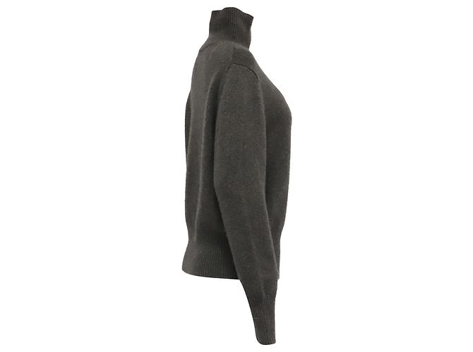Autre Marque Pull à col roulé Renggli en cachemire gris - vue 3