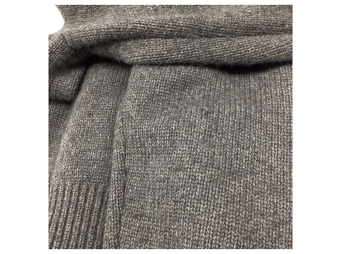 Autre Marque Pull à col roulé Renggli en cachemire gris - vue 6