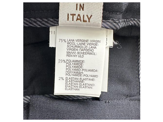 Brunello Cucinelli Hose aus schwarzer Wolle - Ansicht 10