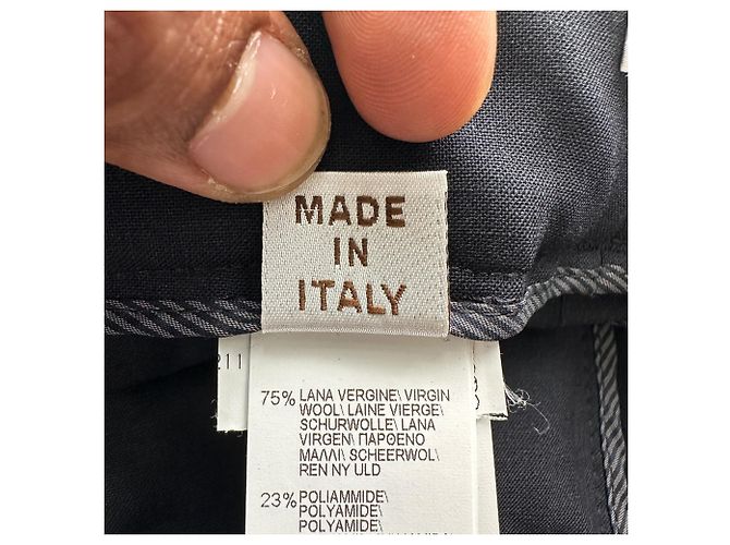 Brunello Cucinelli Hose aus schwarzer Wolle - Ansicht 11
