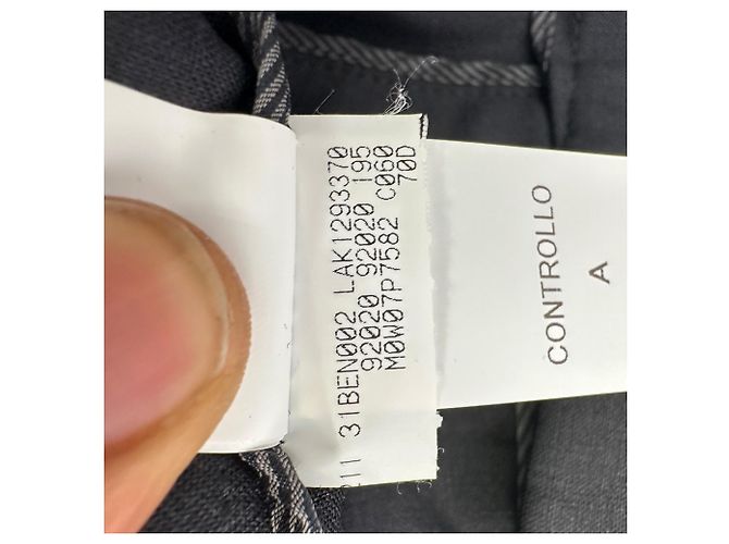Brunello Cucinelli Hose aus schwarzer Wolle - Ansicht 16