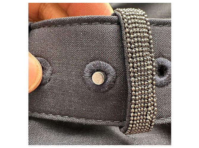 Brunello Cucinelli Hose aus schwarzer Wolle - Ansicht 3